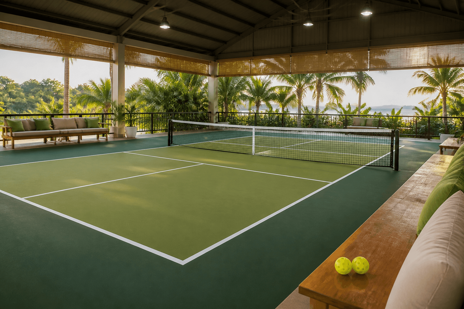 Pickleball court